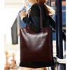 Cow Leather Bag Ladies Genuine Leather Handbags Big Women Bag Large Vintage Female 2022 Office Hand Shoulder Bags For Women Tote ► Photo 3/6