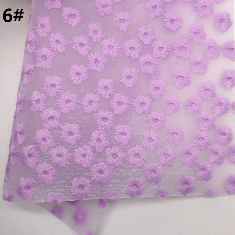 1 шт. 21X29 см стеганые цветы на сетке для изготовления луков LEOsyntheticoDIY T258A - Цвет: 6