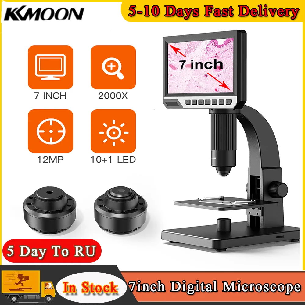Inskam315 7 Inch 2000x Digital Microscope For Diy 500x 1000x Usb