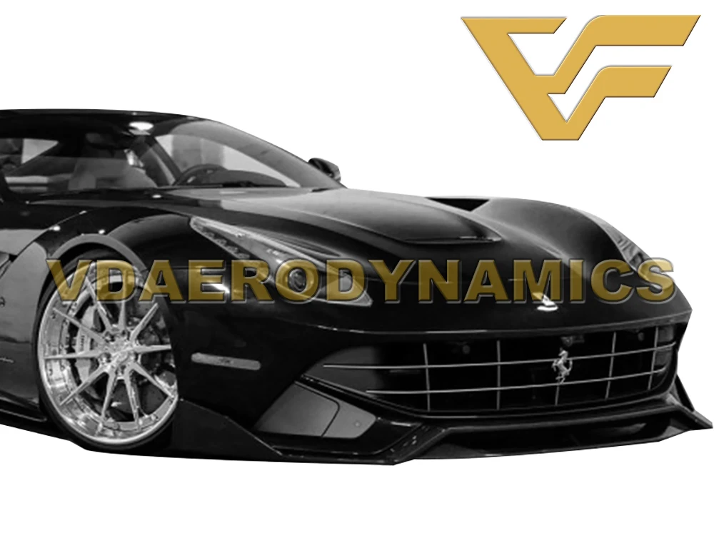 13-15 F12 Berlinetta VAD-R углеродное волокно поверхность полный Губы Бампер тела комплект