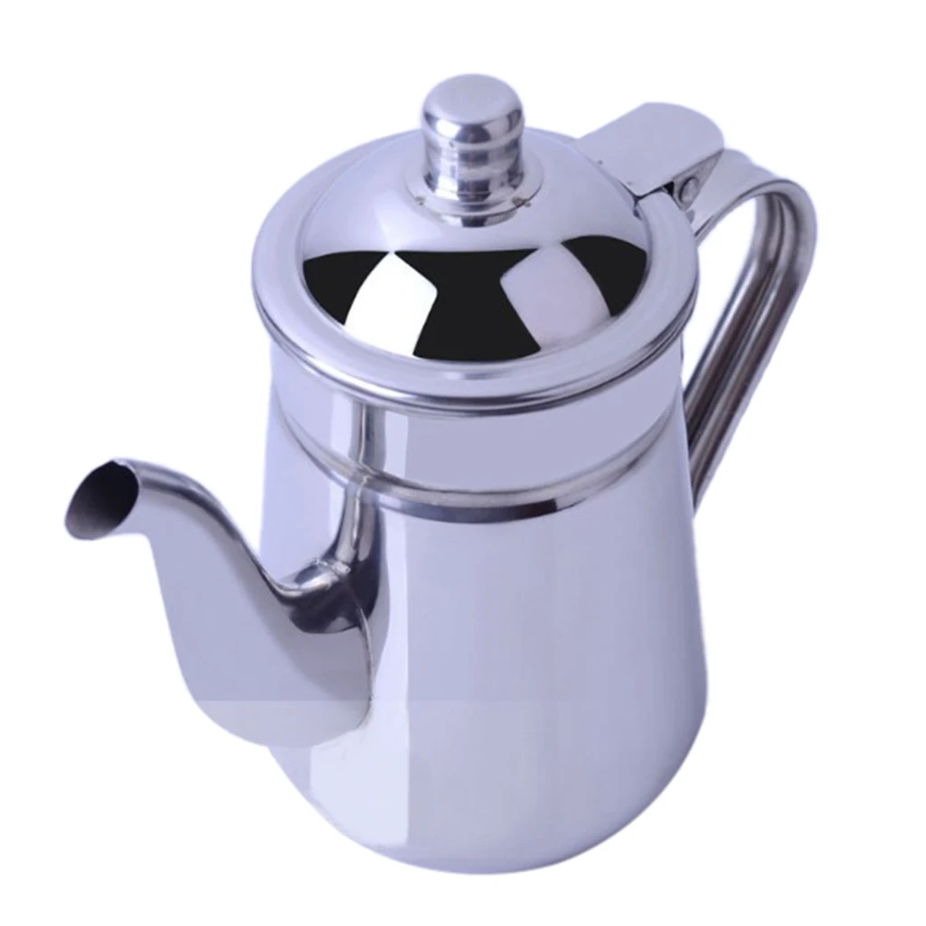 1.6 L Stainless Steel Gooseneck Kettle Drip Kettle Coffee Pot with Long Mouth