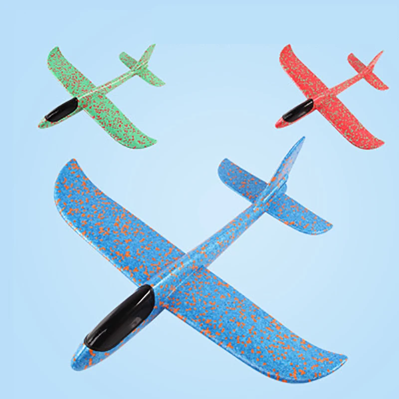 

Child foam hand throwing aircraft No LED lighting EPP material soft Glider model Children's Parent-child outdoor activity toys