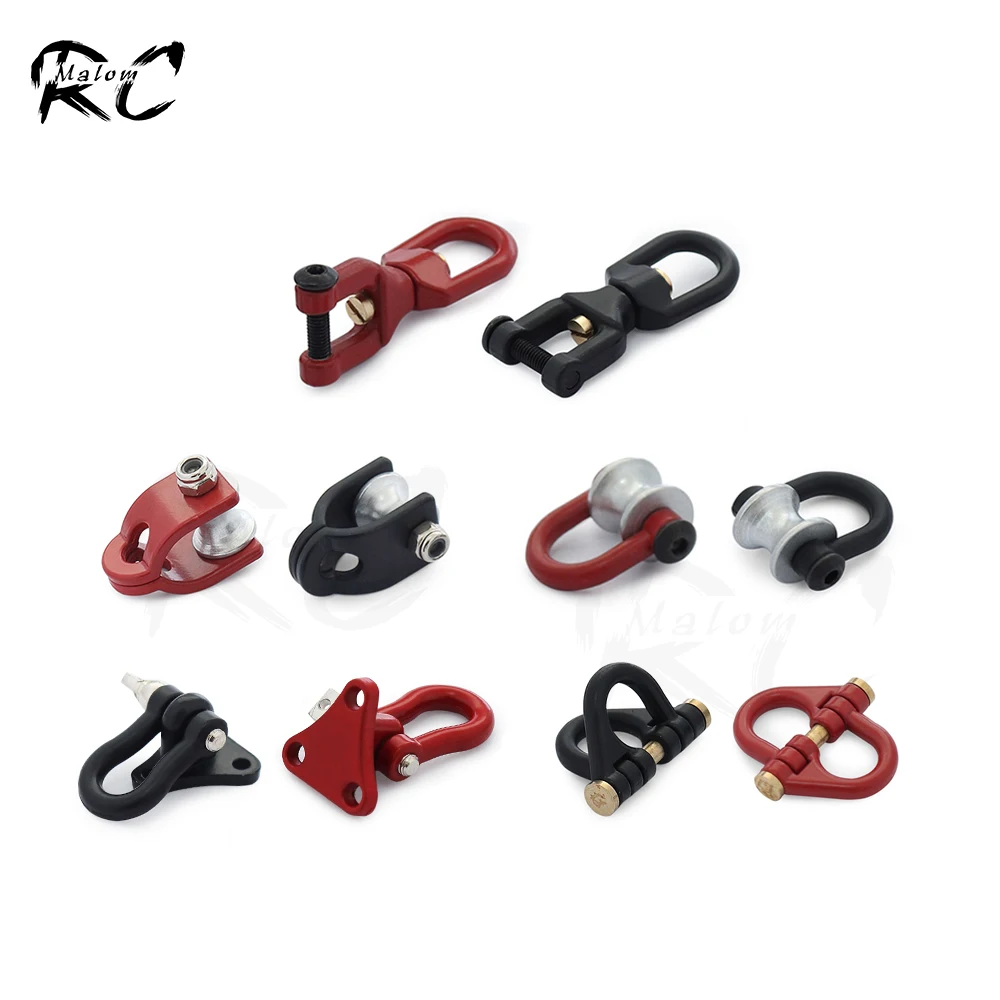 Сцепка для прицепа в масштабе 1/10 Скоба лебедок блочная пряжка спасательная цепь