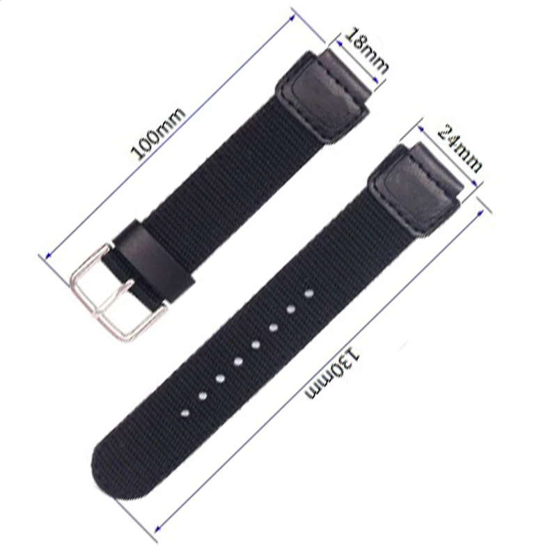 Nylon Strap For Casio Band For Sgw-300h 400h 500h Mrw-200h Ae-1000w Ae-1300  Ae-1200 W-s200h W-800h W-216h W-735h W-215 Aeq-110w - Watchbands -  AliExpress