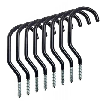 

8pcs Heavy Duty Multipurpose Utility Storage Bike Hook Space Maximizer Wall Mount Bicycle Hang PI669