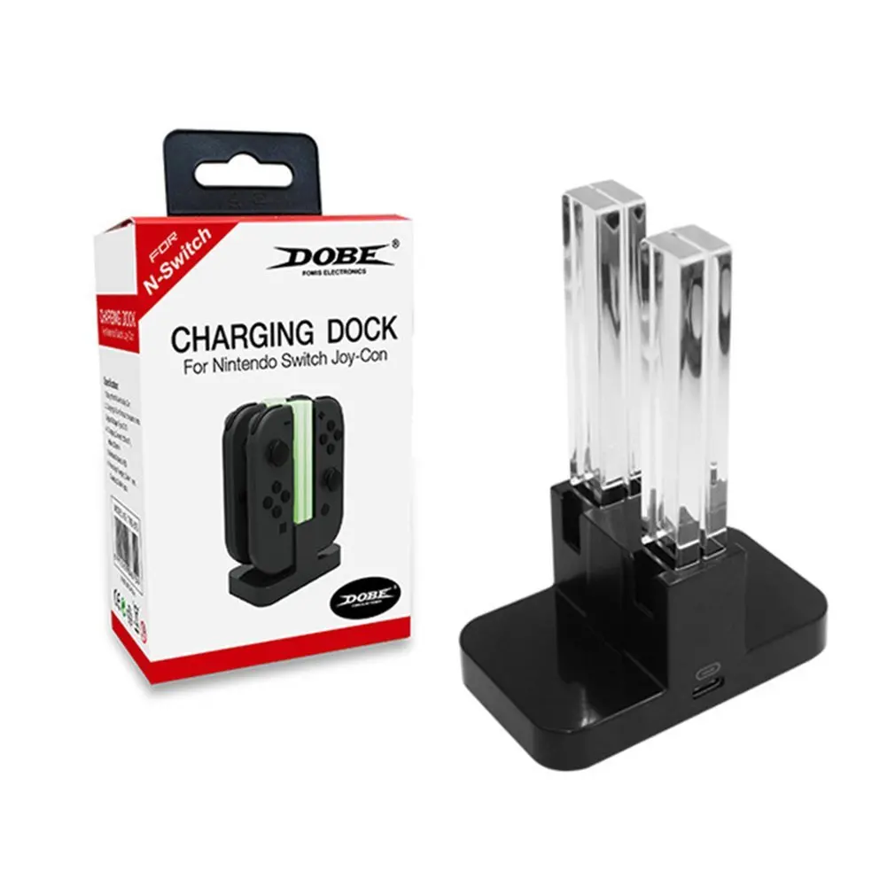TNS-875 настольная зарядная док-станция для переключателя NAND ДЛЯ NS Joy-Con геймпад поддержка 4 контроллеров usb зарядное устройство