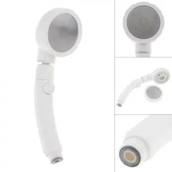 

360 Rotation White Adjustable 3 Spray Settings Handheld Saving High Pressure Water Saving Showerhead