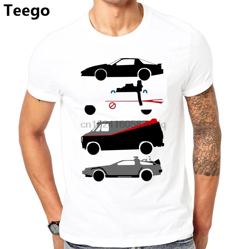 WTF Tardis V Delorean Crash Shirt Dr Who Back To The Future Мужская модная хлопковая Футболка с принтом