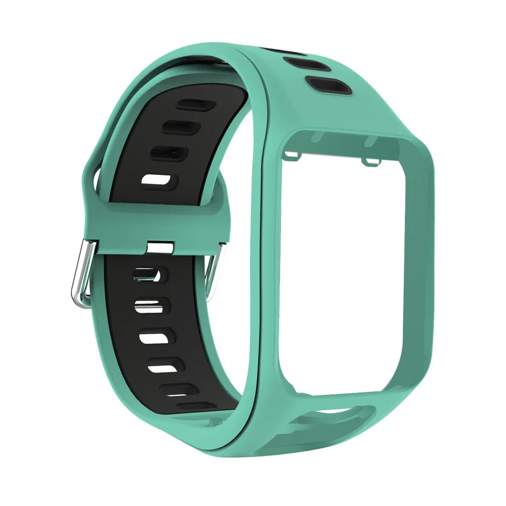 water duck black Ремешок на запястье для TomTom 2 3 Runner Spark Adventurer Golfer 2 сменный Браслет мягкий браслет для часов силиконовый ремешок браслет для часов - Цвет: water duck black