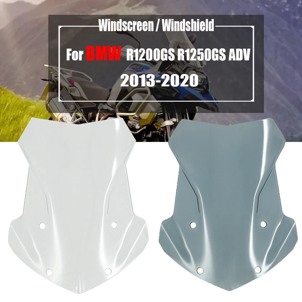 Windscreen For BMW R1200GS R1250GS Adventure R1200 R1250 GS LC ADV 13-2020 Motorcycle Windshield Wind Screen Deflector Protector