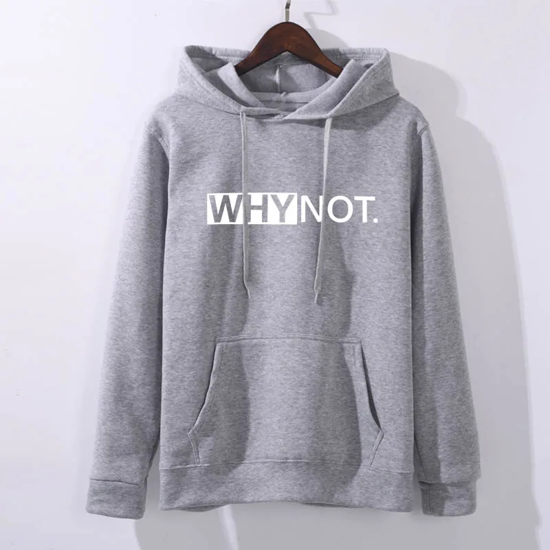 Light grey 1 Почему не толстовки для женщин бренд женский длинный рукав сплошной цвет толстовка с капюшоном, толстовка милый спортивный костюм пальто повседневная спортивная одежда - Цвет: Light grey 1