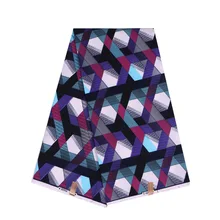 Африканский нигерийский настоящие, из Анкары настоящий голландский воск 6Yards \ set вощеная ткань с Африканским узором ткань с принтом