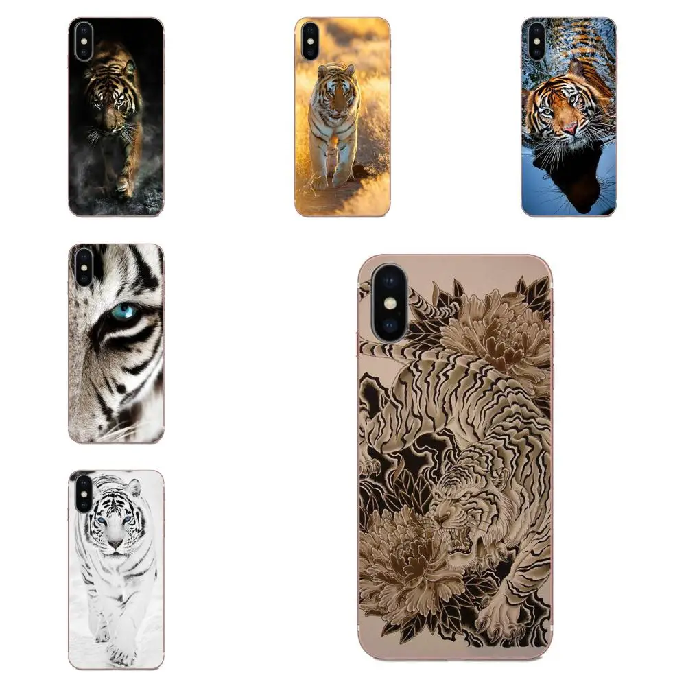 Trippy Feral Digital Tiger Fractal Fractalius For Galaxy Grand A3 A5 A7 A8 A9 A9S On5 On7 Plus Pro Star 2015 2016 2017 2018 | Мобильные