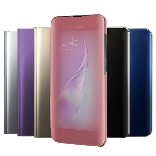 Samsung Galaxy J3 2016 Clear View Stand Flip Case-6 Colori
