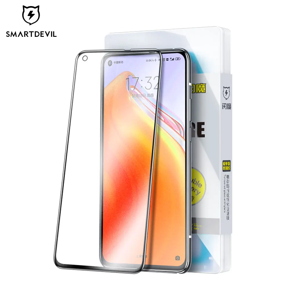 SmartDevil Screen Protector For Xiaomi Mi 10T Pro Glass Matte Film For Redmi K30s Full coverage Clear Anti-Fingerprint