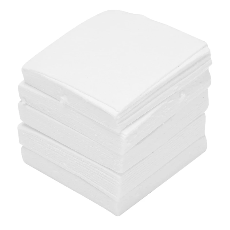 50 Sheets Ceramic Fiber Square Microwave Kiln Glass Fusing Paper Household Q4L5 