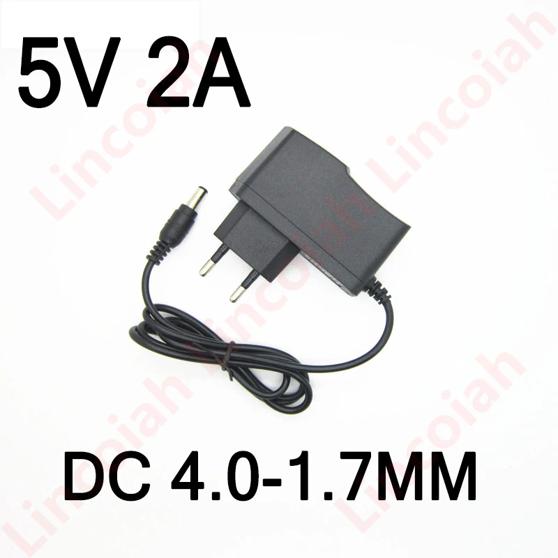 1pcs 5V 2A Charger Power Adapter Supply 5 V Volt DC 4.0*1.7mm for Android TV Box Sony PSP 1000 2000 3000 Xiaomi mibox 3S | Электроника
