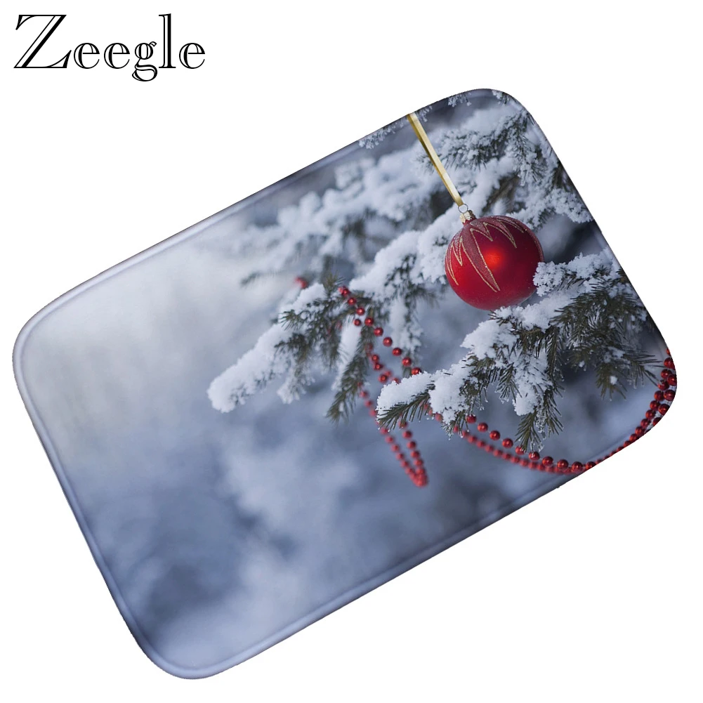 Zeegle фланелевый коврик для двери дома нескользящий напольный кухонный