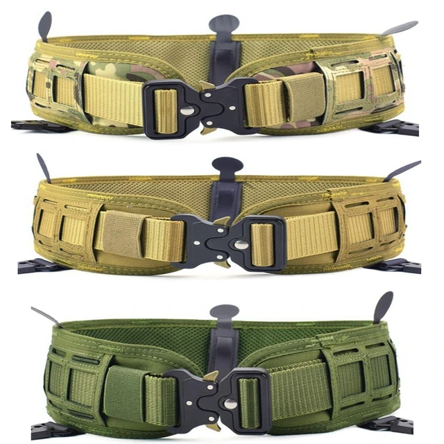 Military Waist Belt Multi-purpose Molle Padded Patrol Belt Outdoor Sports  Equipment Tactical Padded Patrol Molle Battle Belt - Waist Support -  AliExpress