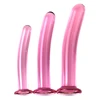 Pink Smooth Glass Anal Dildo Man/Woman Sex Toys Can Strapon Long Dildo Anal Dilator Masturbator G Spot Buttplug Dildo Massager. 1