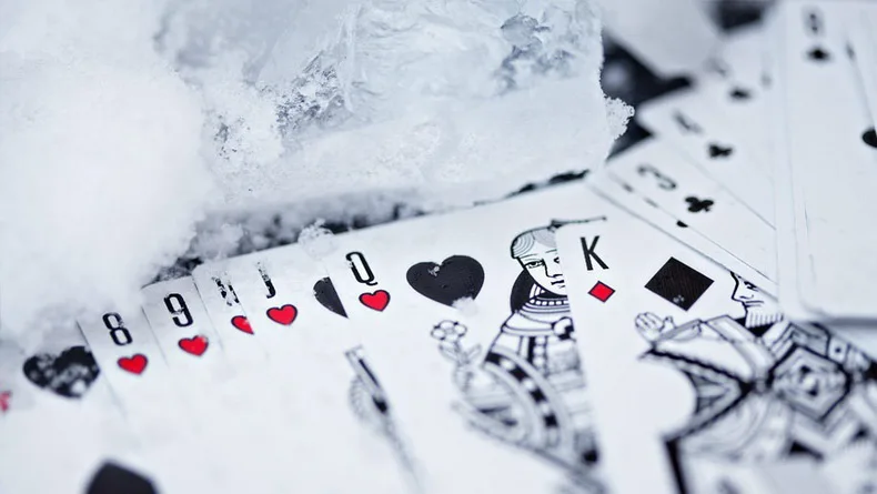 1 шт. Artifice Tundra Ellusionist Deck белые волшебные карты игра в покер для сценического искусства Волшебные трюки для профессионального волшебника