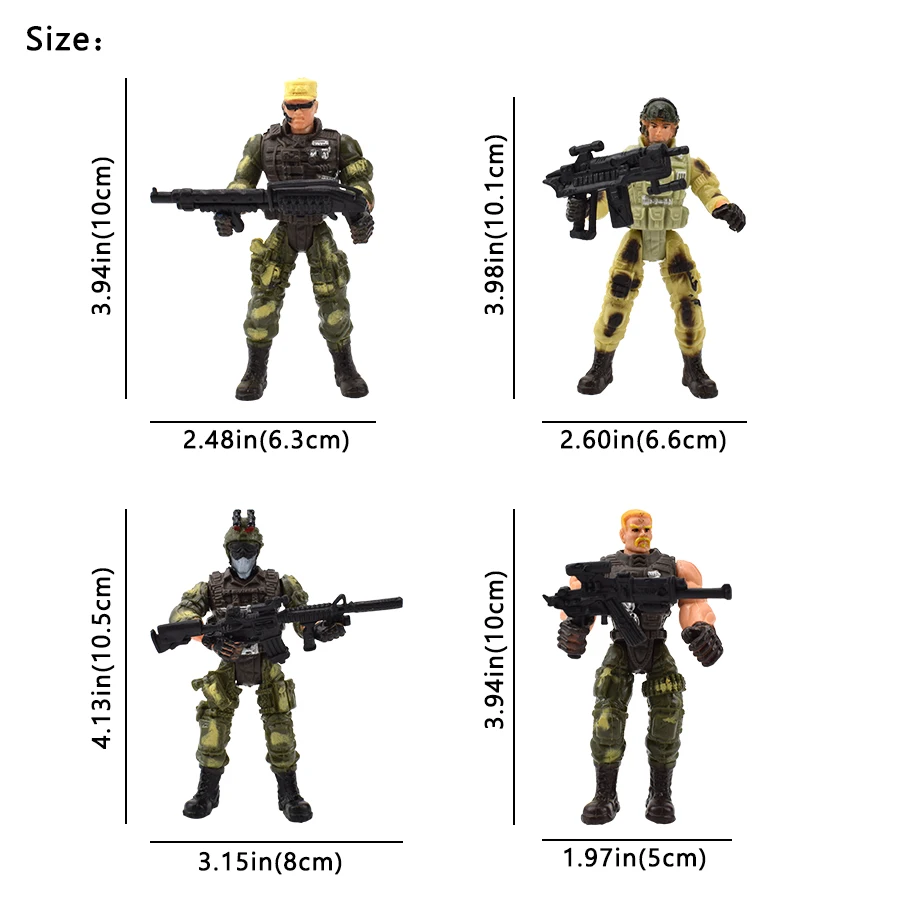 6 шт./компл. армия, солдатики модели игрушки для детей, камуфляжная расцветка, фигурка солдатика пластмассовые игрушечные модели для мальчиков образовательные игрушки