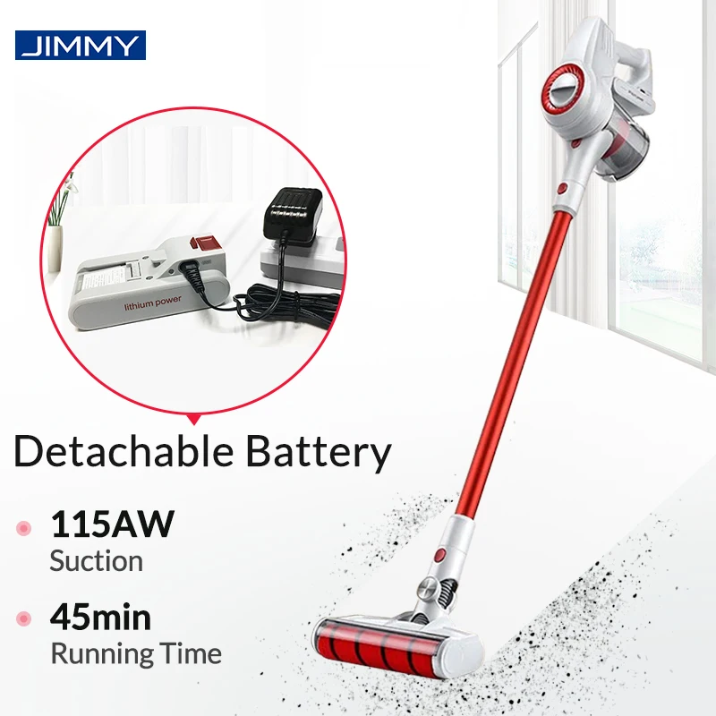 

JIMMY JV51 Handheld Cordless Vacuum Cleaner Protable Wireless Cyclone Filter Strong Suction Carpet Dust Collector for Home