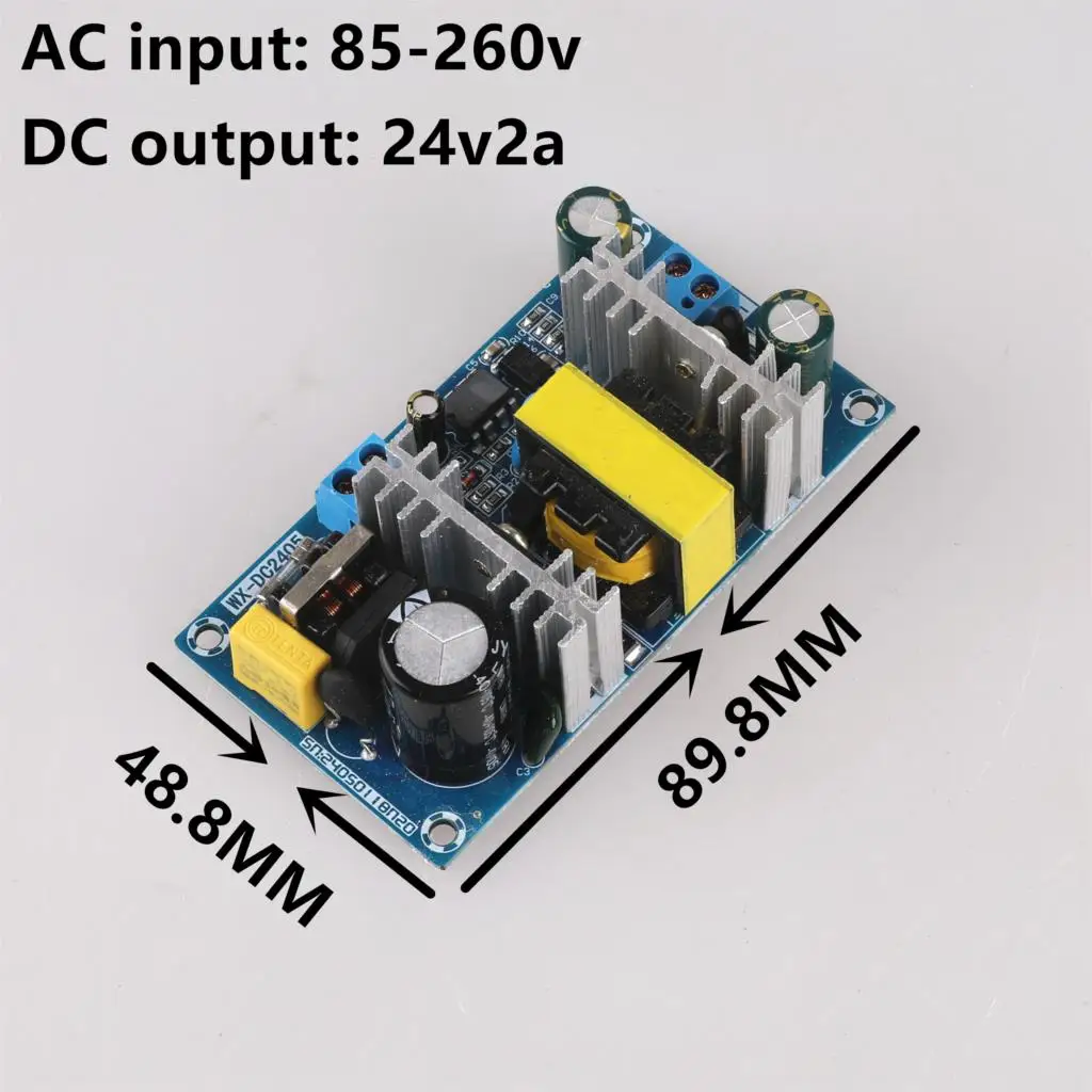 2A DC 24V Switching Power Supply Board Stable High Power AC DC Power Module Transformer
