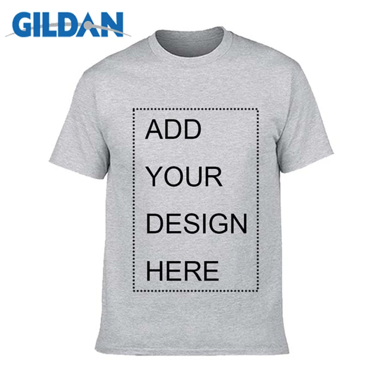 GILDAN бренд индивидуальные мужские футболки печать ваш собственный дизайн Высококачественная дышащая хлопковая футболка для мужчин плюс размер XS-3XL