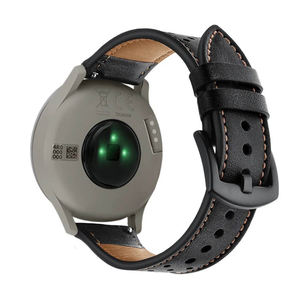 Ремешок из натуральной кожи для Garmin Vivoactive 3, умный Браслет, сменный ремешок для vivomove HR/Forerunner 645, сменный Браслет