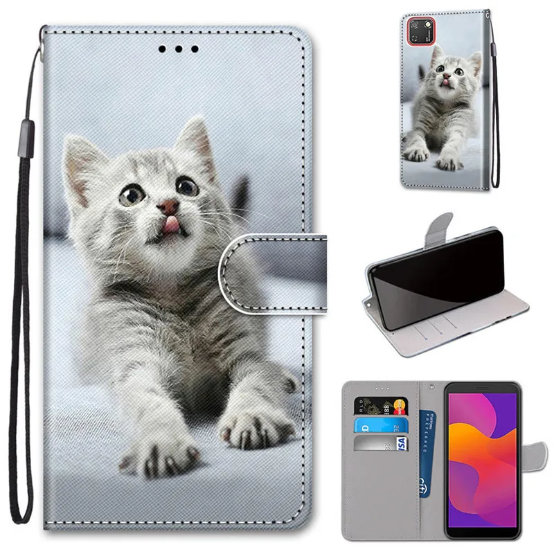 华为 Y5P国外,荣耀9S国外 #A23翘舌小灰喵 -2