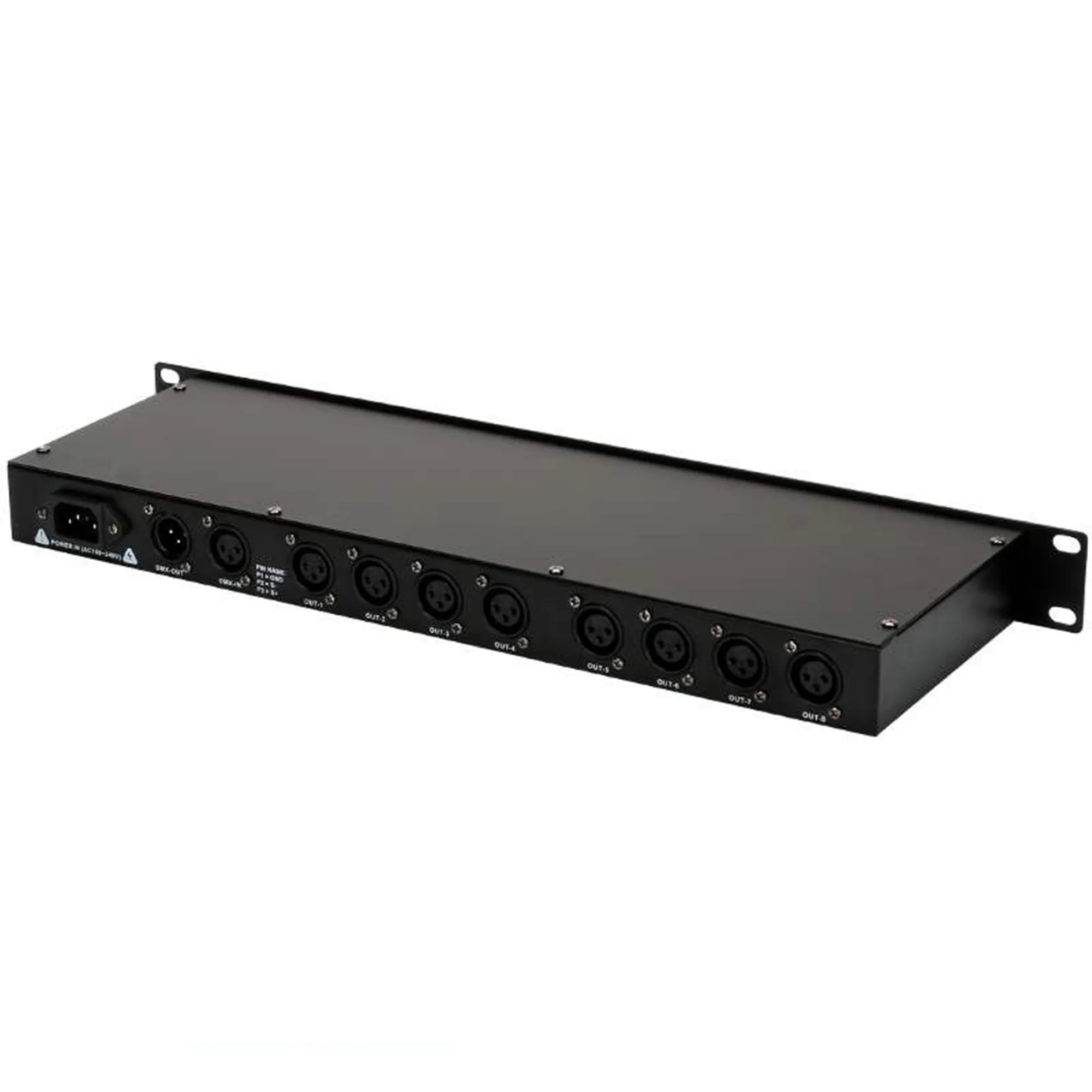 F&G контроллер DMX512 divisor Luz amplificador de sevienal divisor 8 DMX Дистрибьютор para la etapa/SX-EL010 - Цвет: Яркий