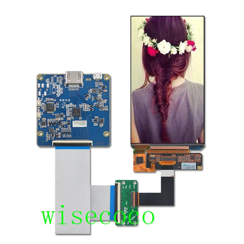 full set 5 дюймов 720*1280 OLED AMOLED дисплей H497TLB01.4 HDMI MIPI плата контроллера драйвера diy проект Мобильный ремонт - Цвет: full set