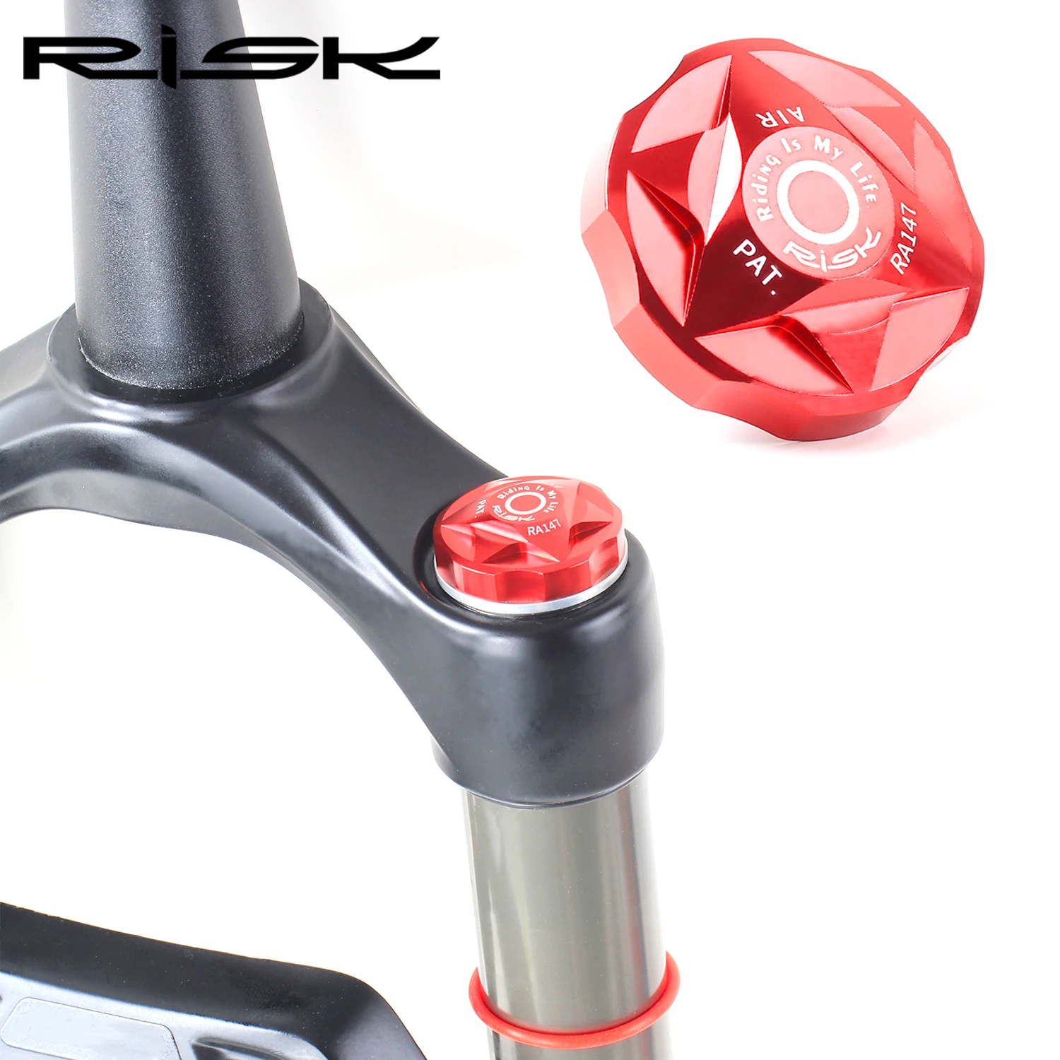 Rischio Mountain Bike ammortizzatore forcella anteriore coprispalle tappo  forcella aria bicicletta in lega di alluminio RA147|Bicycle Fork| -  AliExpress