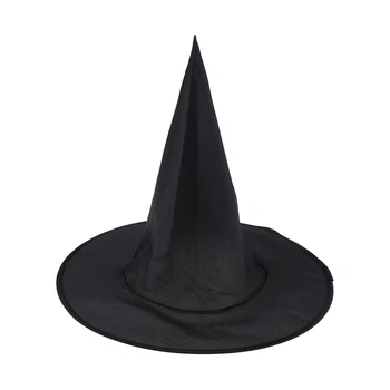 

Adult Children Black Witch Hat Halloween Costume Accessories Masquerade Wizard Hat Party Fancy Decoration Harry Potters Cap