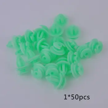 

50pcs 14709 8mm Green Universal Plastic Material Auto Vehicle Car Bumper Clips Door Bumper Retainer Fastener Buckle For E39