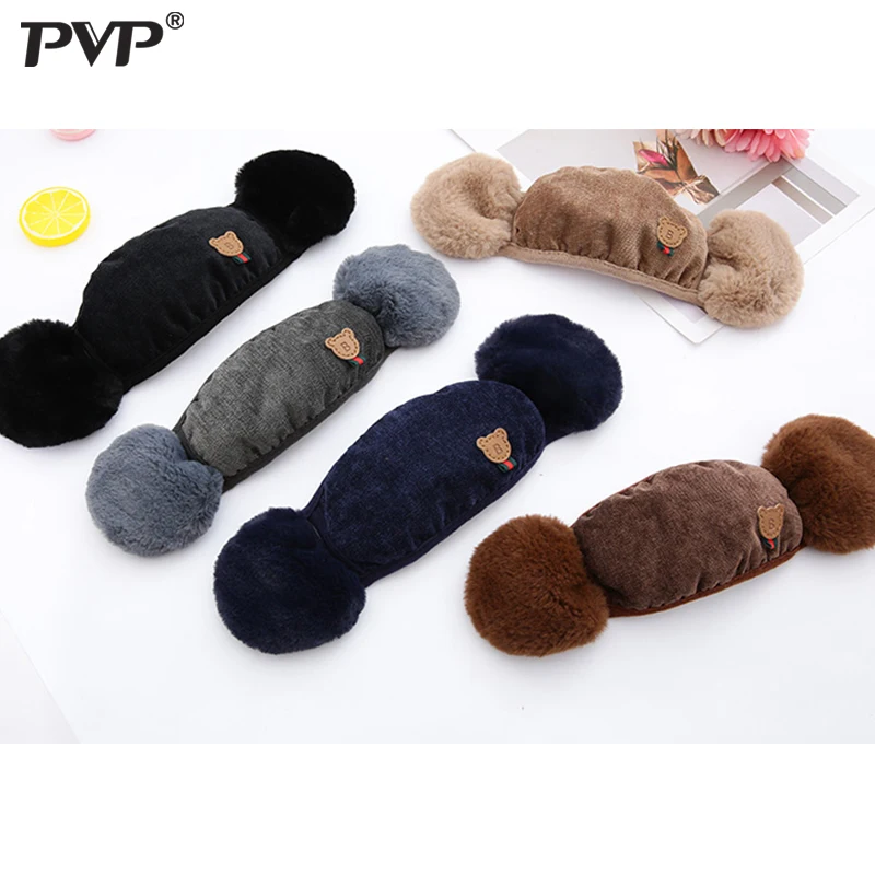 2019PVP Fashion Winter Warm 2 in 1 Mouth Mask Earmuffs Cartoon Dust and Wind Proof Cover Masks For Children