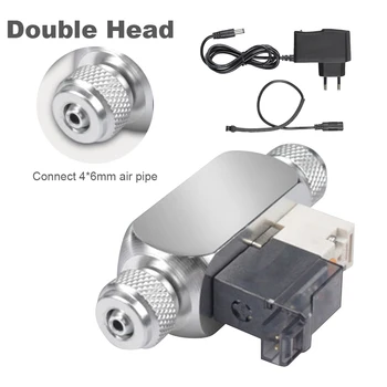 

DC 12V Output Double Head Solenoid Valve Aquarium CO2 System Regulator Electric Magnetic Valve for Aquarium Fish Tank