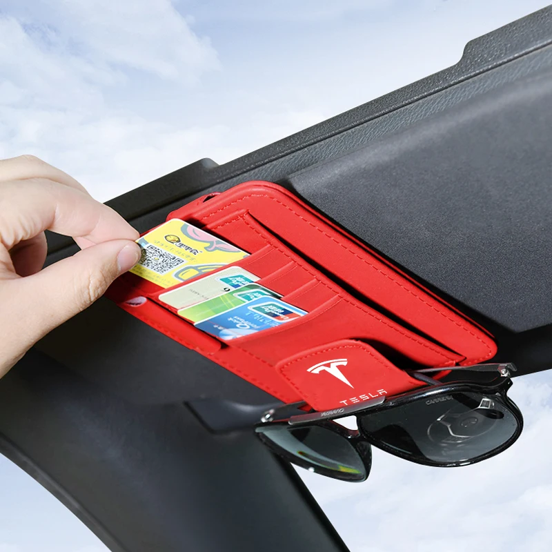 Tesla Sun Visor Card Holder | All Tesla Models