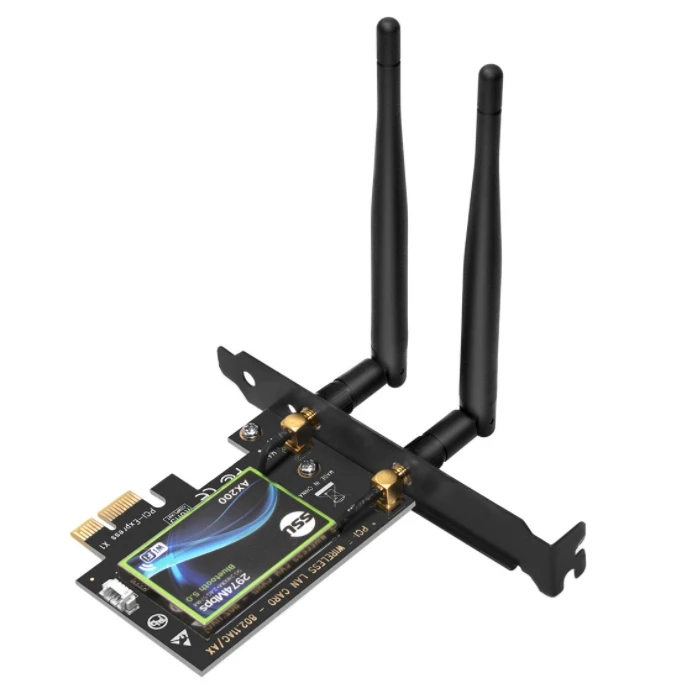 Двухдиапазонная карта PCI Express WiFi Gigabit для Intel AX200 2,4G/5 Ghz 802.11Ac/Ax 5,0 bluetooth-адаптер поддерживает только Window10