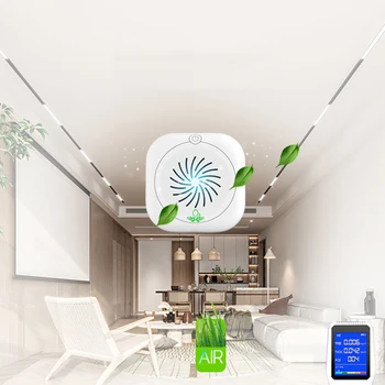 

Negative Ion Air Purifying Deodorizer Mini Generator Air Freshener For Car Home Room Study Pet Toilet