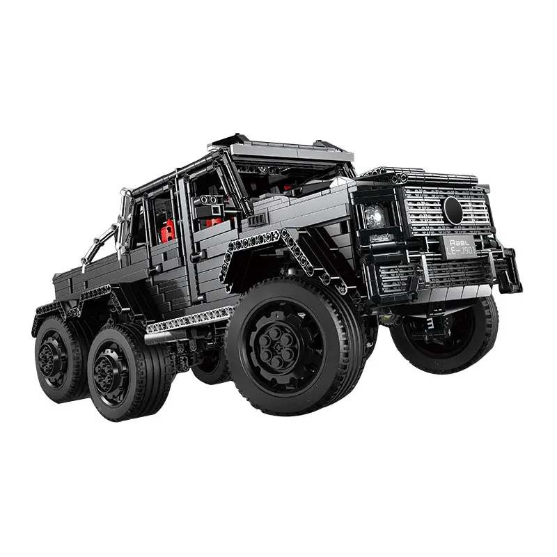 Блокировка техника 6X6 Land Cruiser SUV создатель города MOC автомобиль 3300 шт. модель строительные блоки игрушки для детей подарки на день рождения Блокировка