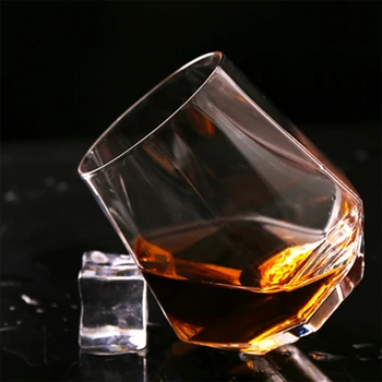 

4PCS Geometry Whiskey Glass Glass Cup Golden Rim Transparent Coffee Milk Tea Mug Home Bar Drinkware Couple Glass Cup