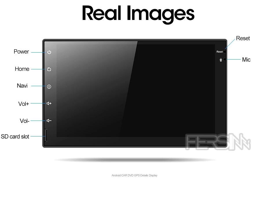 Sale Fersinny CWD7060 2G android 9.0 car dvd gps navigation radio video player stereo universal 2 din radio car multimedia player gps 10