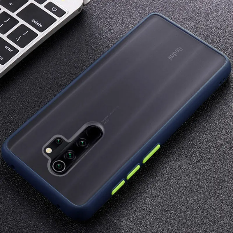 Прозрачный армированный чехол для телефона для Xiao mi Red mi Note 8 Pro K20, противоударный силиконовый чехол для Xiaomi mi 9T Pro, чехол на заднюю панель - Цвет: Blue