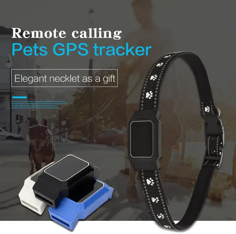 Gps-трекер для питомцев, собак, кошек, в режиме реального времени, отслеживающий ошейник, локатор безопасности R20