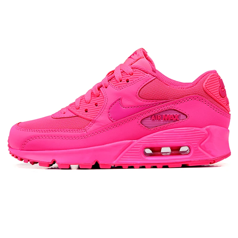 Оригинальные женские кроссовки для бега NIKE AIR MAX 90, спортивные уличные кроссовки, удобные, прочные, дышащие, 345017-601