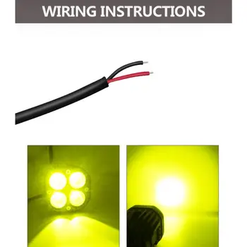 

Car LED Work Light 40W Motorcycle Spotlight Bar Spot Flood Headlight Fog Driving E7CA