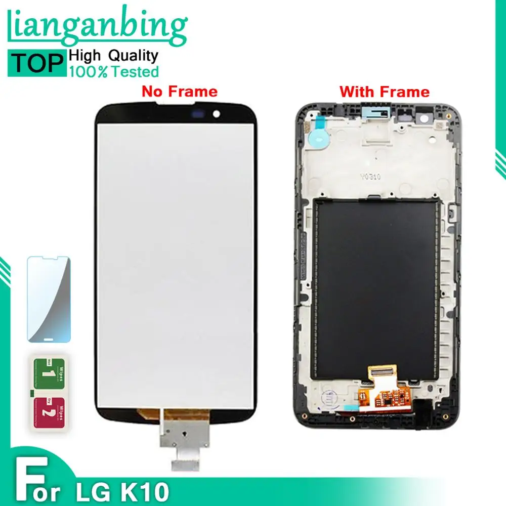 Дисплей 5 3 ''для LG K10 LTE K420N K430 K430DS ЖК-дисплей Детская Замена с рамкой для |