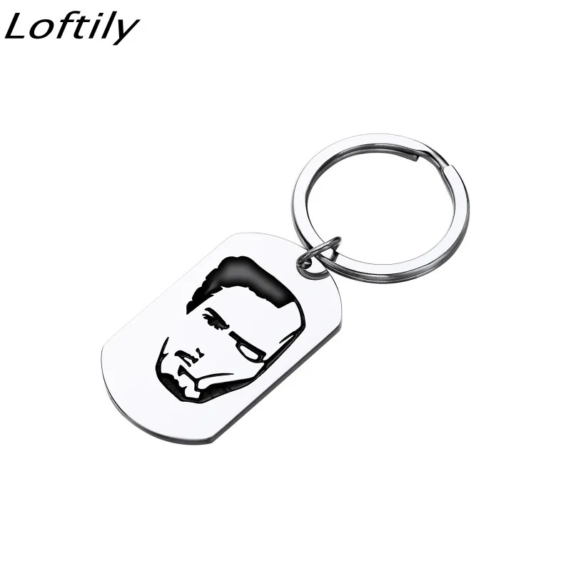 Мстители Железный человек I Love You 3000 парный брелок из нержавеющей стали Tony Stark